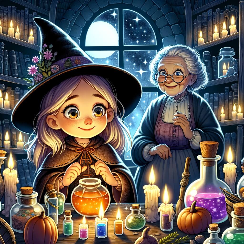 Déguisement apprentie sorcière fille Halloween